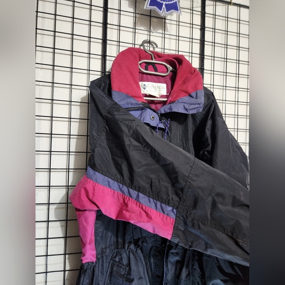 Vtg 80s 90s Columbia Jacket Longs Peak Womens Large Parka Ski Coat Shell Retro - Picture 7 of 10